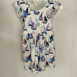 Little Sleepies Bamboo Sailboat Print Dress